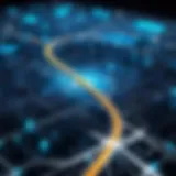 An abstract representation of GPS signal manipulation
