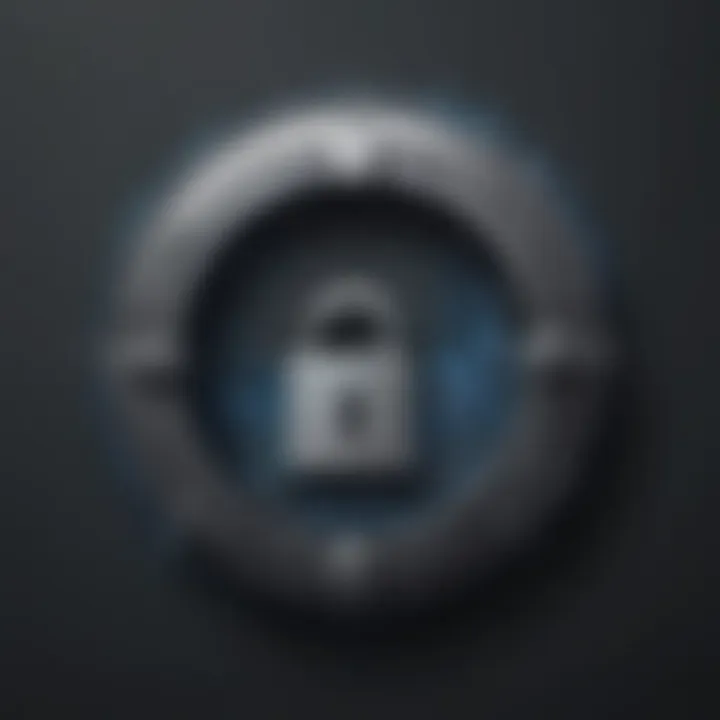 Cybersecurity Lock Symbol