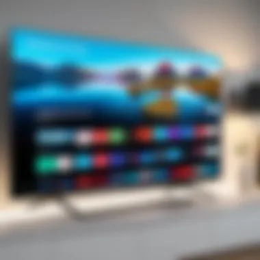 Comparing VPN Providers for Samsung Smart TV Comparison of VPN providers on a digital screen