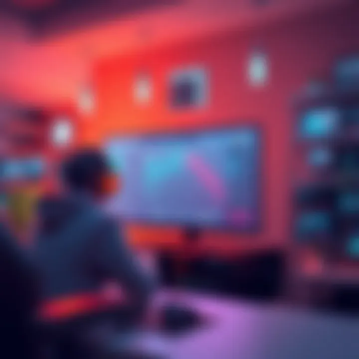 Reduced Latency for a Better Gaming Experience Visual representation of reduced latency while gaming