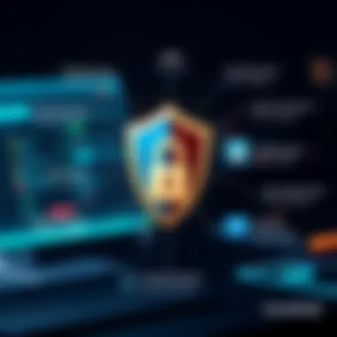 Security Features of VPNs for Gamers Graphic showcasing security features of VPNs for gamers