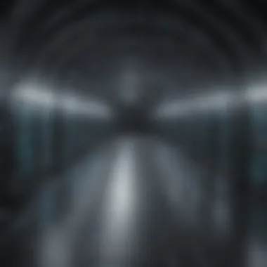 Conceptual image of virtual tunnel connecting to Argentina servers