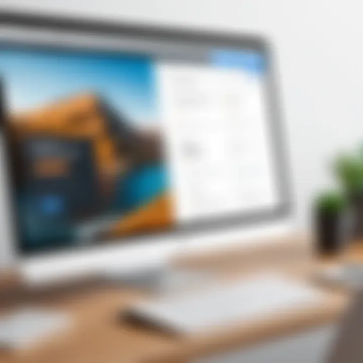 Visual representation of Weebly's website builder interface showcasing design options