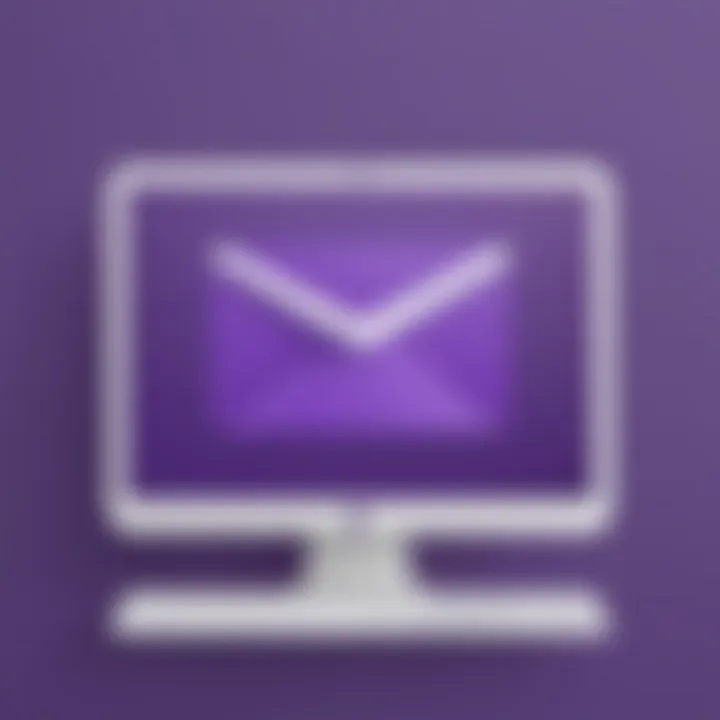 Illustration of Yahoo Mail login screen