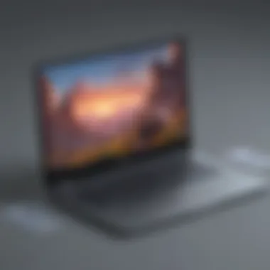 Illustration of Fortnite download button on HP laptop