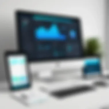Website Creation Tools for Entrepreneurs A digital dashboard showcasing website creation tools for entrepreneurs