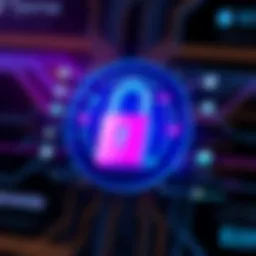 Secure password icon representing strength and protection