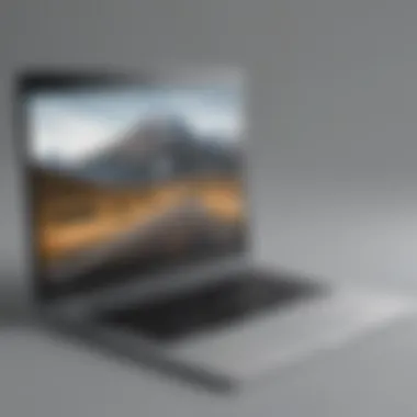 Modern Travel Blogging Platform Sleek laptop with travel blog website on screen