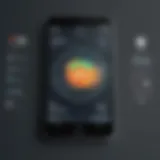 Digital interface of Hatch Bank app