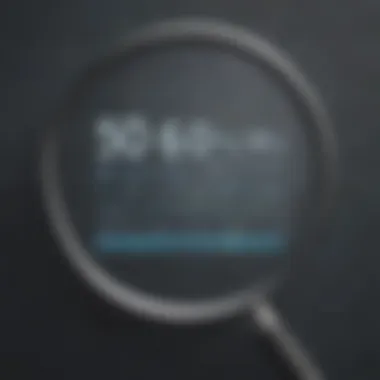 Revealing Exclusive Discounts Magnifying glass revealing hidden discounts