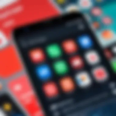 Top Ad-Blocking Apps for Android A selection of popular ad-blocking apps on a device screen