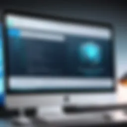 Screen showing antivirus software interface on Mac