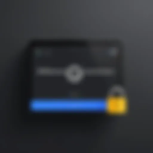 Secure login screen for Google Account
