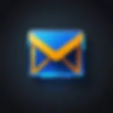 A secure email icon representing encryption