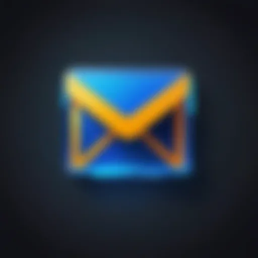 A secure email icon representing encryption