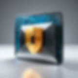 Secure email icon symbolizing encryption
