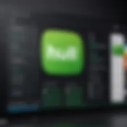 User interface of the Hulu computer app showcasing its streamlined design