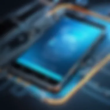 Illustration of signs indicating a hacked phone