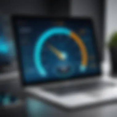 Analyzing VPN Speed Performance Graph illustrating VPN speed and performance metrics