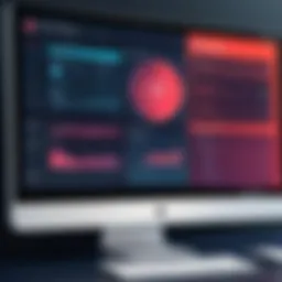 A computer screen displaying malware detection software.