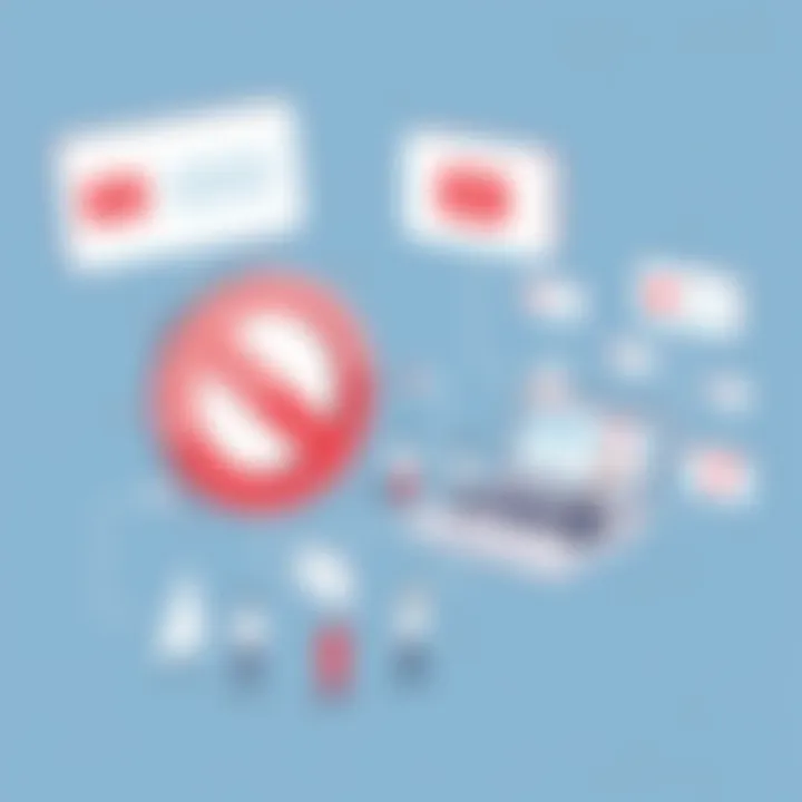 Illustration showing the impact of adblocking on content creators