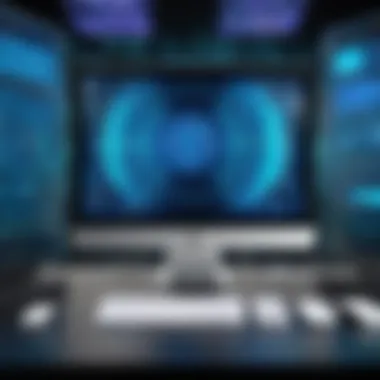 Infotainment Cybersecurity Blend Artistic representation of ShieldScholar's blend of infotainment and research