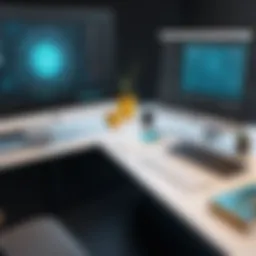Innovative website design concept