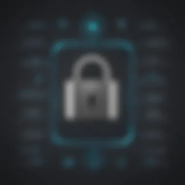 Data Protection Mechanisms for iPhone Security Padlock securing iPhone data from malware attacks
