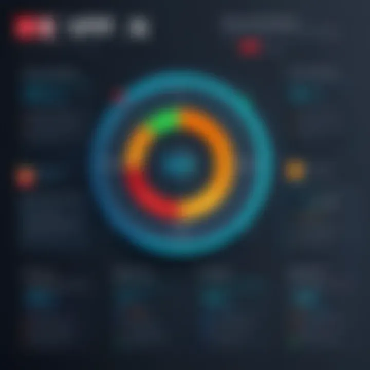 Comparison chart of VPN performance metrics