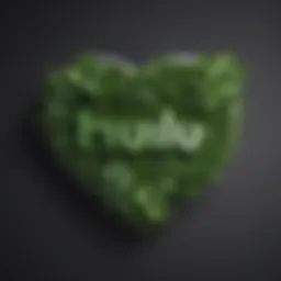 Ivy-covered Hulu logo