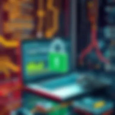 A visual metaphor for ethical considerations in data privacy.