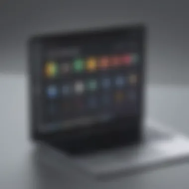 User Experience Enhancement MacBook with Google Play store interface