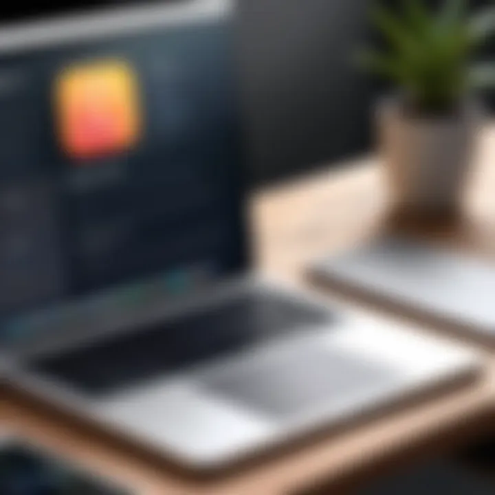 Diagram illustrating preventive measures for MacBook security
