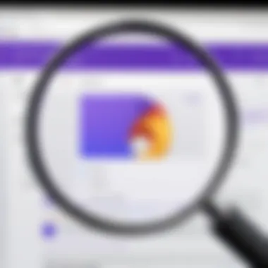 A magnifying glass focusing on removing Yahoo Search from Chrome