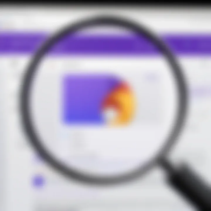 A magnifying glass focusing on removing Yahoo Search from Chrome