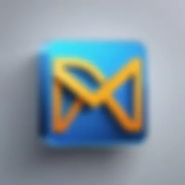 Creative email symbol illustration