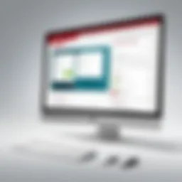Illustration depicting the interface of McAfee Safe Website Checker