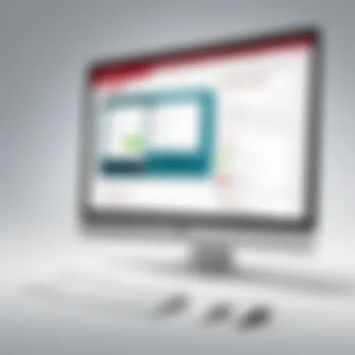 Illustration depicting the interface of McAfee Safe Website Checker