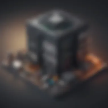 Virtual Minecraft Server Configuration Minecraft server setup on digital interface