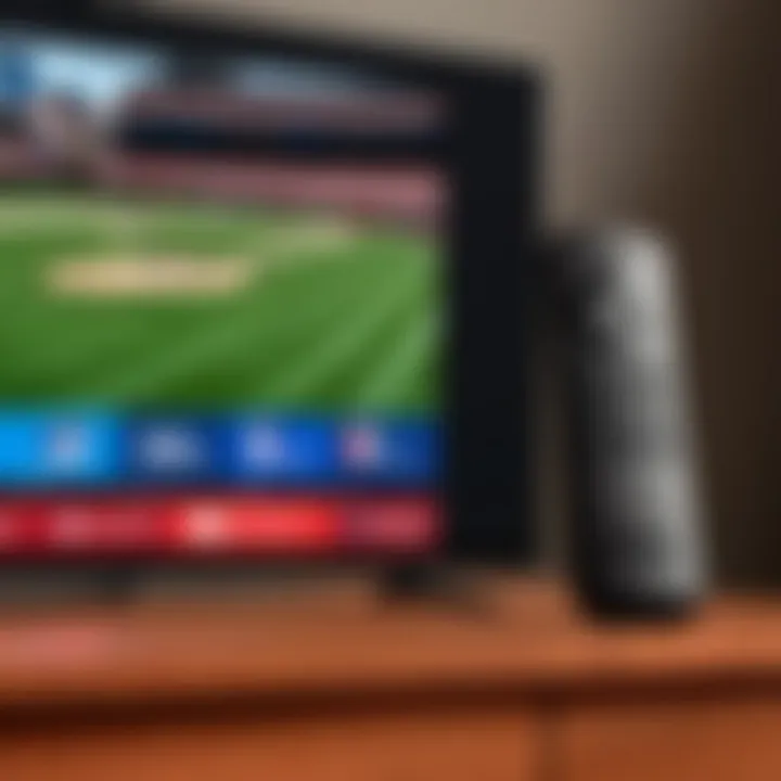 MLB app on Firestick interface