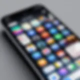 Visual representation of the App Store interface on an Apple phone