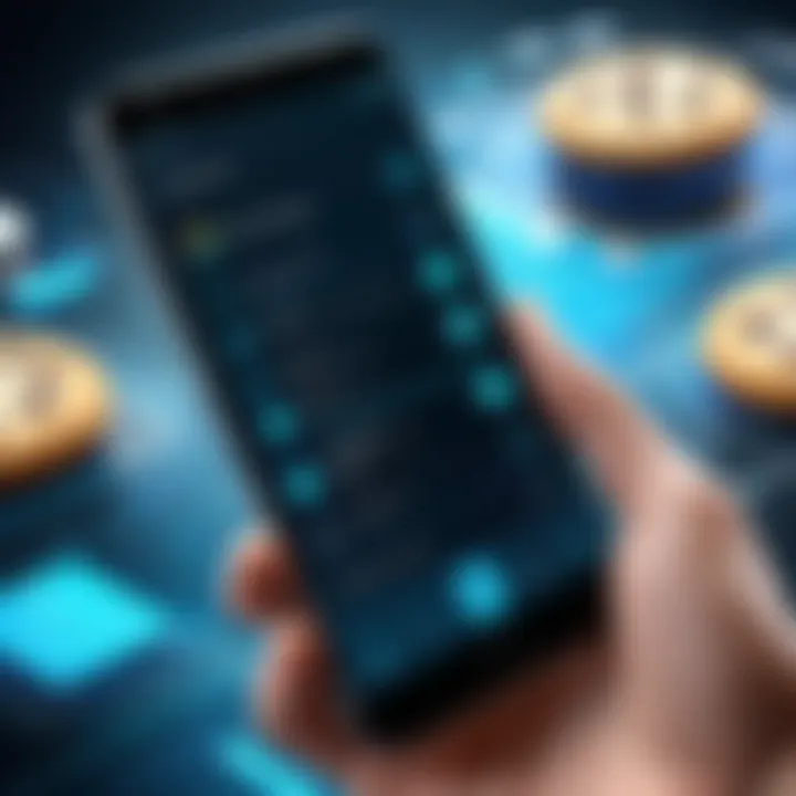 Visual representation of maintaining digital hygiene on smartphones