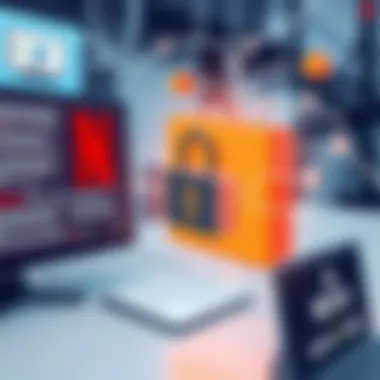 A visual representation of VPN technology and streaming services