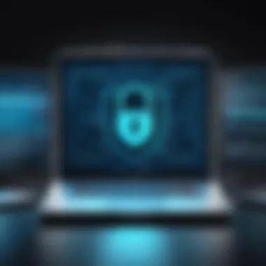 An illustration of essential security tools for dark web access