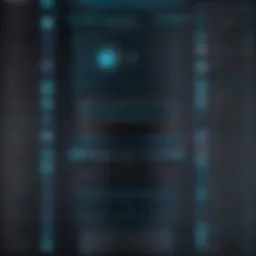 Visual representation of the dark web's structure and layers