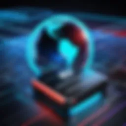 Visual representation of global streaming access