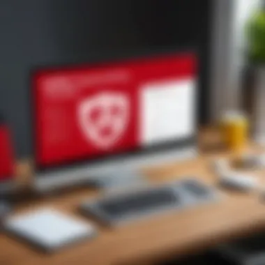 Troubleshooting McAfee Installation Diagram of troubleshooting tips for McAfee installation