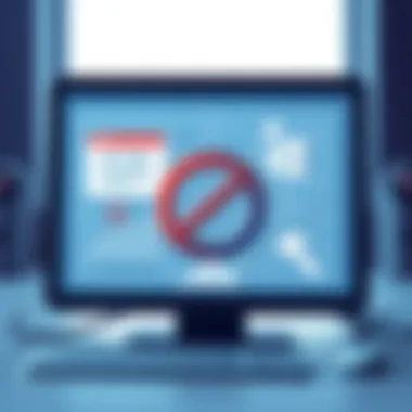 Conceptual image highlighting ethical considerations of ad blocking.