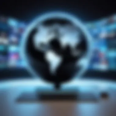 Global Streaming Access Visual representation of global streaming