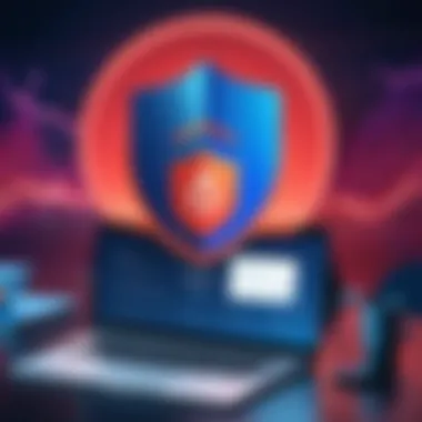 Enhancing Online Privacy with NordVPN Illustration of online privacy enhancement through VPN.